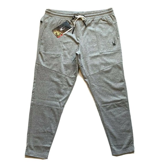 NWT Spyder Active ProWEB Jogger Sweat Pants Mens XL Fleece Lined Athletic Sports - Picture 1 of 11